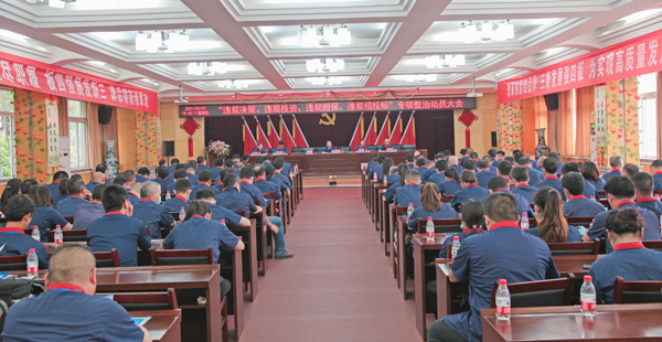 公司召開“違規(guī)決策、違規(guī)投資、違規(guī)擔(dān)保、違規(guī)招投標(biāo)”專項整治動員大會