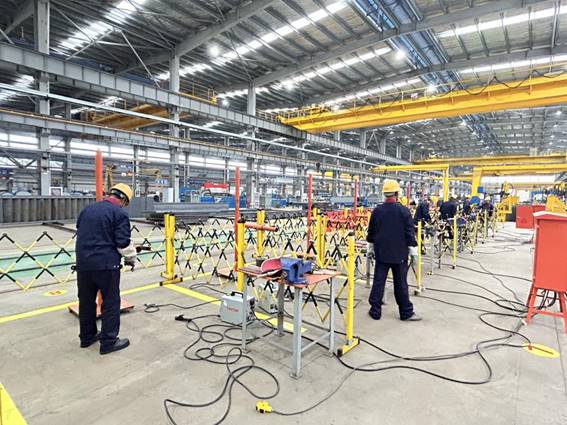 公司舉辦電焊工、電工技術(shù)比武