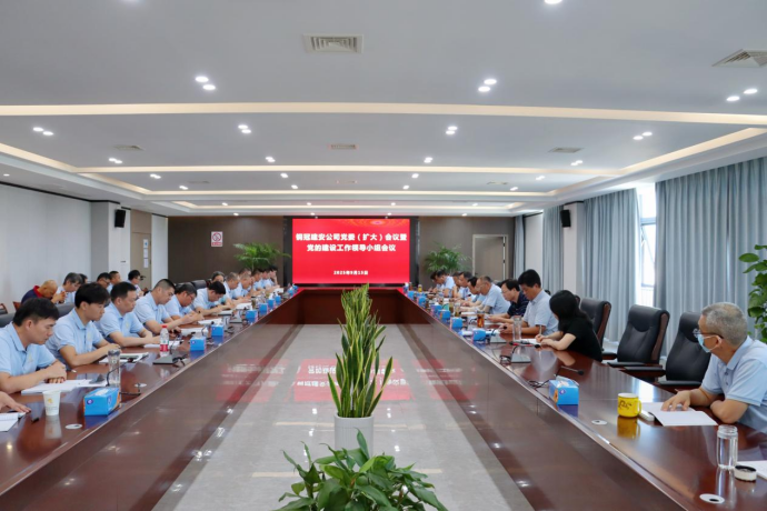 公司召開黨委（擴大）會議暨黨的建設工作領(lǐng)導小組會議